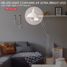 GU10 10W 5730 SMD 69 LED bulbs LED Corn Light LED Lamp Saving 360 degree 200-240V Warm White