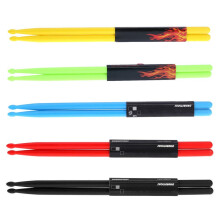 Pair of 5A Drumsticks Nylon Stick for Drum Set Professional Green