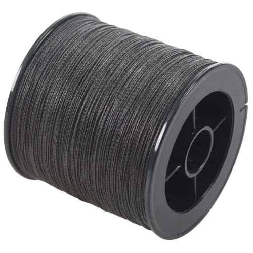 500M 50Lb Bunte 4 Stränge Multifilament Pe Braid Angelschnur (Schwarz) 2