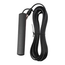 ANT-309 Car Radio Antenna - Universal Car FM Radio Antenna Patch Black Radio Antenna Amplifier Aerial Windscreen Mount 85-112MHZ 5M Cable