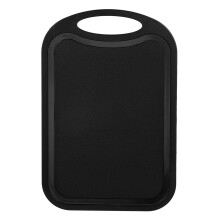 Plastic Chopping Block Meat Vegetable Cutting Board Non-Slip Anti Overflow With Hang Hole Chopping Board Black