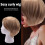 Short Layered Fluffy Wavy Full Synthetic Wig Blonde Highlights 4