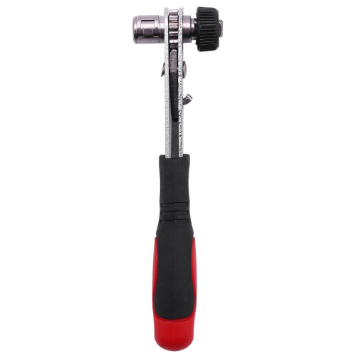 Rapid Ratchet Wrench 1/4 inch Screwdriver Rod Quick Socket Wrench Tools Red