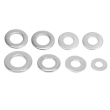 Rondella metrica mista (200 pezzi) M3 M4 M5 e M6 Forma A Rondelle piane spesse Acciaio inossidabile