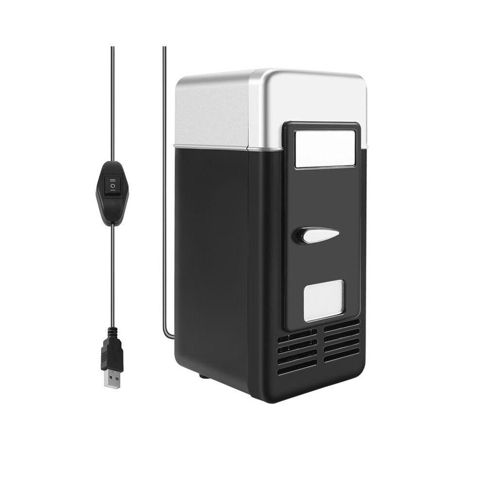 Usb  Fridge Cold Drop Shpping Freezer Usb  Fridge Small Portable Soda  Refrigerator For Car Black