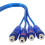 4-Channel Rca Audio Noise Filter Suppressor Ground Loop Isolator Car Stereo 50W 7