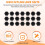 M2 Zinc Plated Nylock Nylon Insert Hex Lock Nuts Black 50pcs 2