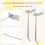 25 X Slatwall Single Hook Pin Shop Display Fitting Hanger Hanger 150Mm 5