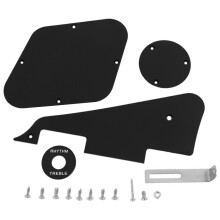 1Set Zwarte Slagplaat/Cavity/ Covers/Pickup Selector Plate/Bracket/Schroeven voor LP Gitaarstijl