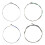 V70 Viola Corde Nickel cromato Wound ADGC Set completo Wire  End 1