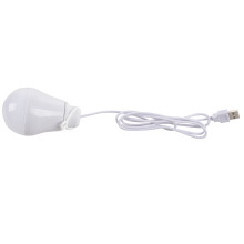 DC5V 5W LED Bulb USB lamp Portable White light for Outdoor Laptop (White)