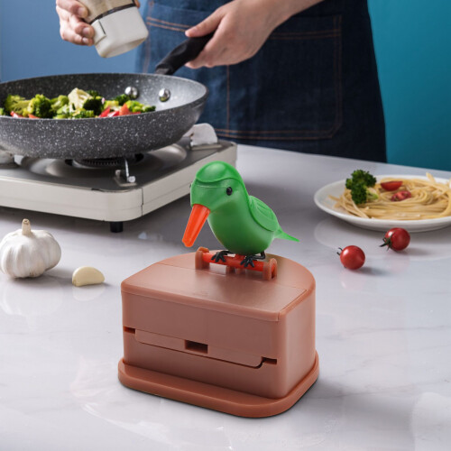 Toothpick Dispenser Bird Automatic Bird Toothpick Box Toothpick Holder 1