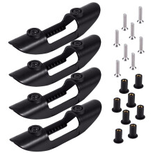 40Pièces Clips Paddle Kayak Noir Accessoires Solides ABS
