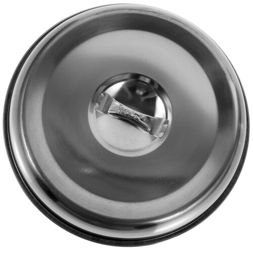 3Pz Dome Copertura Acciaio Argento Per Cucina