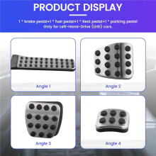 4 Stuks Roestvrijstalen Pedalen voor - W202 W203 W204 W124 W210 W211 W212 W218 X204 R172 R231 CE CLS Glk SLK