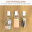 50 Blank Wooden Keychain Rectangular Engraving Key ID Can Be Engraved DIY 8