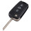 3 Buttons Flip Folding Remote Key Shell Case for  I20 I30 I35 IX20 IX35 2