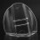 1 Pair Glasses Side TPU Clear Glasses Protective Covers Flap Side Protector for 17mm Glasses Frame 4