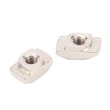 50 PçS M5 T-Slot CabeçA de Martelo Porca 2020 Series Perfil de AlumíNio ExtrusãO Slot PadrãO Europeu (M5 X 10 X 6Mm)