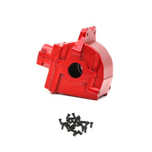 Caja de Ondas de Metal Caja de Engranajes Cubierta de Carcasa Caja Diferencial 144001-1254 para 144001 1/14 RC Car Piezas, Rojo 1 Uds