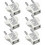 6 Pcs Us To Eu Eu Adapter Adapter Socket 1