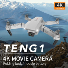 E88 Pro Drone 4K HD Doppia Fotocamera Posizionamento Visivo WiFi FPV Conservazione 'Altezza del Velivolo un Quattro Assi Quadricottero RC