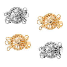 8Ud Para Collares Y Pulseras Multihebilla Metal Colorido DIY
