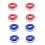 8Pcs Shuffleboard Pucks Set, Shuffleboard Table Pucks Replacements, Shuffleboard 2