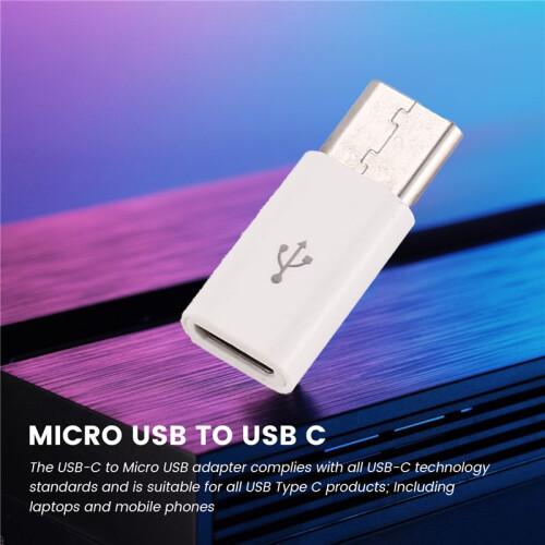 Universal USB Typ C 3.1 Stecker auf Micro-USB 2.0 5 Pin Buchse Datenadapter: 1PC 2
