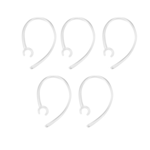 5x Universal Small Clamp  Ear Hook Loop Clip Replacement Clear
