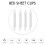 4 Pcs Home White Elastic Mattress Bed Sheet Grippers Clips 5