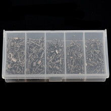 96 Stks Koperlegering Visserij Draaibare Snap Kogellager Slot Rollende Draaibare Connector Visgerei Kit
