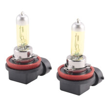 2x H8 35W Yellow HID Xenon Fog Light Headlight Lamp Halogen Bulb 2500K 12V