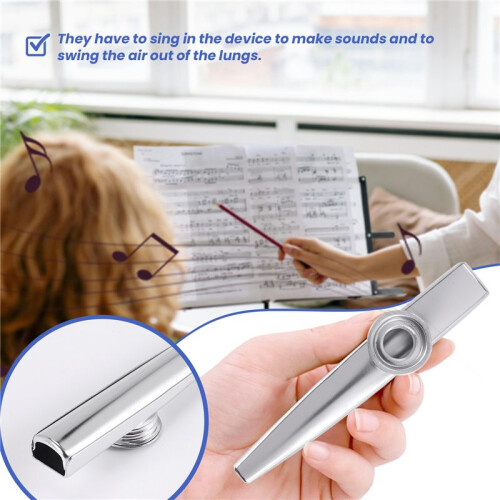 New Silver Kazoo Aluminum Alloy 1