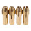 4pcs Rotary Multi Tool Collet Nut Kit Set for 0.8/ 1.6/ 2.35/ 3.2MM 1
