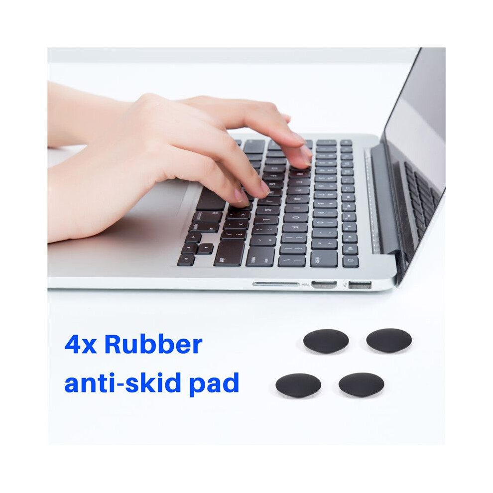 4X Bottom Rubber Feet Foot Fit For Macbook Pro A1278 A1286 A1297 13 15 17 Inch Black 4852693584161