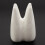 Tooth Shape White Ceramic Flower Pot Modern Design Planter Teeth Model  Desktop Pot  Gift(without plants) 7