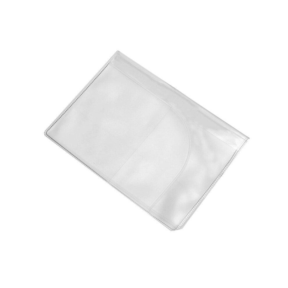 2 X Fashion Transparent Passport Holder Cover Case Travel Wallet Protector Folder 6033968111840