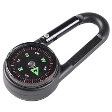 Multifunctional Compass + Thermometer + Keychain in 1