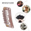 10pcs Brown Snap Clips U-shape Metal Clips for Hair Extensions DIY 7