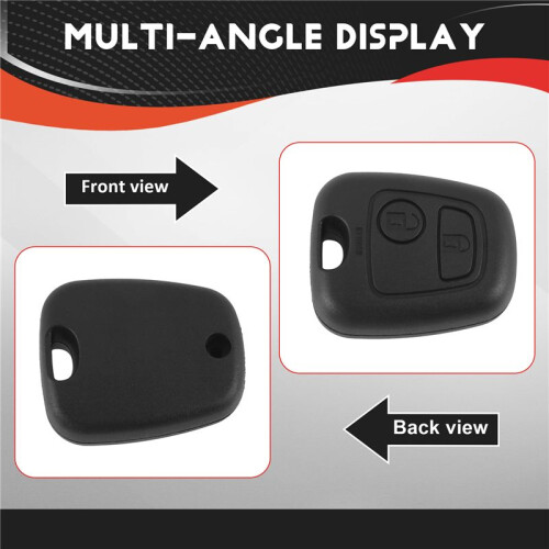 Key Case Key Cover Remote Case Shell for  106 107 206 207 407 806 2 Buttons 2