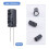 20 Pcs 1000uF 50V 13x25mm Aluminum Electrolytic Capacitors Black 6