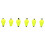 6Pcs Fly Fishing Float Strike Indicators Foam Yellow 7
