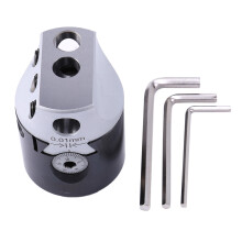 2Inch 50Mm F1 Type Boring 12Mm Lathe Boring Bar Milling Holder For Mt2 Mt3 R8 Shank Milling Machine Tools With Hex Wrenches