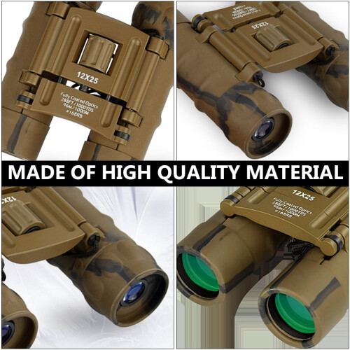 High Definition Teleskop Udendørs Camouflage 12x25 1