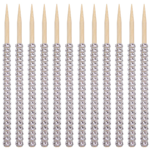 12 τεμάχια γλυκά στικ για cake pops ροζ ξύλινο σχέδιο ασφαλές για χρήση