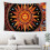 Ταπισερί Sun Star Psychedelic Art – Κρεμαστό τοίχωμα από 100% πολυεστέρα για διακόσμηση 6