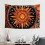 Ταπισερί Sun Star Psychedelic Art – Κρεμαστό τοίχωμα από 100% πολυεστέρα για διακόσμηση 2