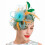 Ανοιχτόχρωμα μπλε καπέλα Fascinators για γυναίκες – Γάμος, κοκτέιλ, πάρτι τσαγιού. 4