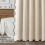Bruseforhæng i hør, beige, sort, kammusling, boho, moderne 4